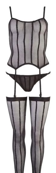 Корсаж із підв’язками прозорий BEAUTY sexstyle | Зображення 2