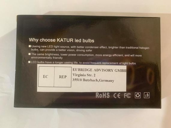 Автомобільна світлодіодна лампа KATUR 7443 T20 992 W21/5W, Безобігова заміна сигналу повороту Заднє гальмо | Зображення 1