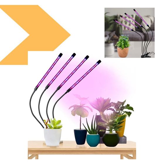 Фітолампа LED Plant Grow Light USB 4 лампи XPRO № 24 (46523-_396) | Зображення 1