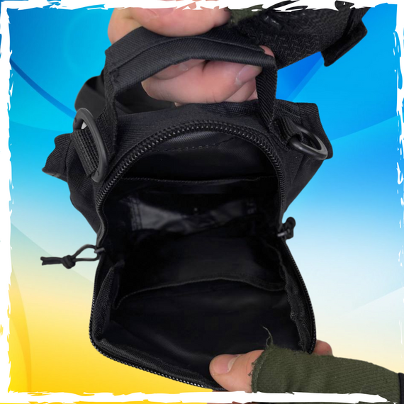 Тактична сумка нагрудна. Сумка військова, камуфляжна. Сумка через плече тактична | Зображення 2