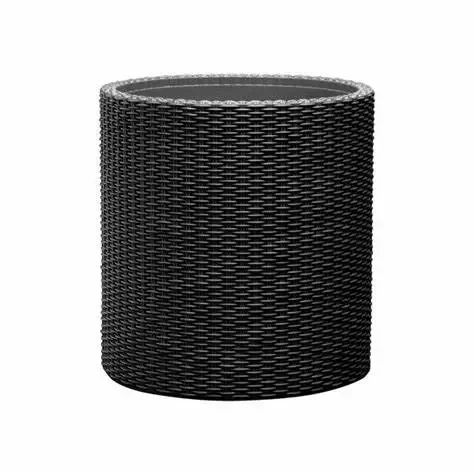 Горщик для квітів (кашпо) Keter (Кетер) Cylinder Planter L (17197837) Антрацит | Зображення 1