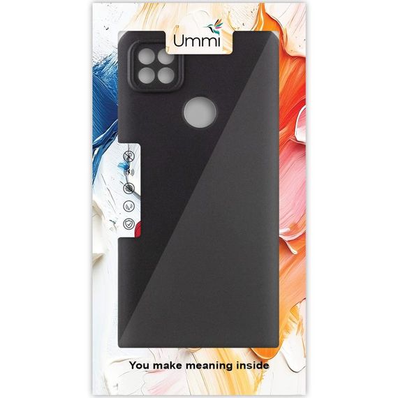 Чехол Silicone Cover Ummi Lakshmi Full Camera (AA) для Xiaomi Redmi 9C Черный / Black | Зображення 1