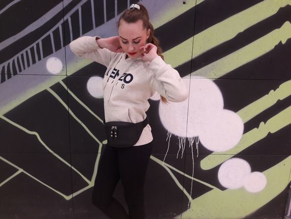 Сумка на пояс бананка Sambag Tirso MTH чорна 31 х 12 х 5 см (80131001) | Зображення 6