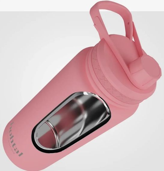 Пляшка для води Smartshake Bohtal Insulated Sports Bottle 960 ml/32 oz Pink металева з подвійною вакуумною ізоляцією (11280101) | Зображення 3