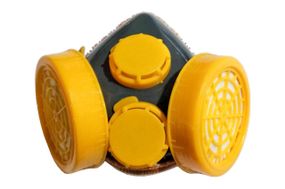 Респіратор протипиловий (клапана — 2 шт., картридж — 2 шт.) СИЛА 4803021