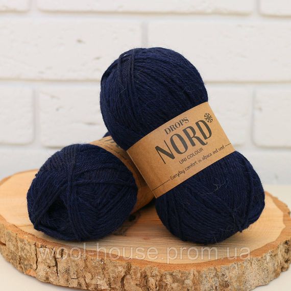 Пряжа Drops Nord — navy blue, 15