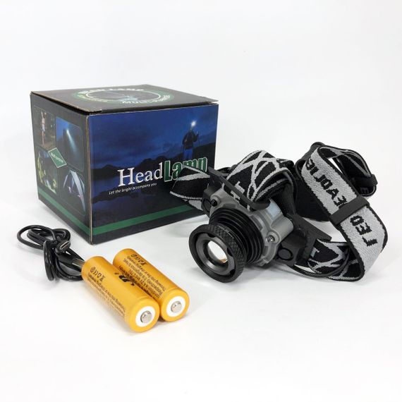 Мощный фонарь для ночной рыбалки BL-W002, Налобный аккумуляторный фонарь на голову RH-25 | Зображення 9