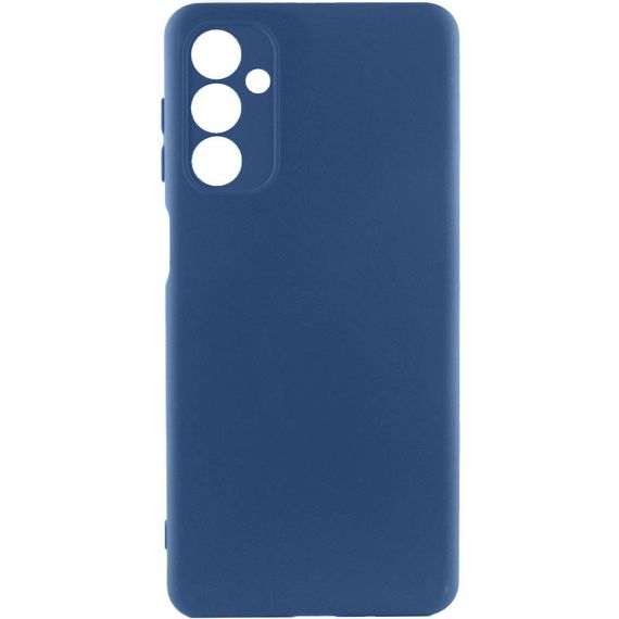Чохол TPU GETMAN Liquid Silk Full Camera для Samsung Galaxy A16 4G/5G Синій / Navy Blue