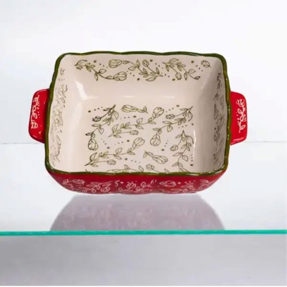 Форма для запекания и сервировки Vintage Квадратная с ручками HM04-14 | Зображення 2
