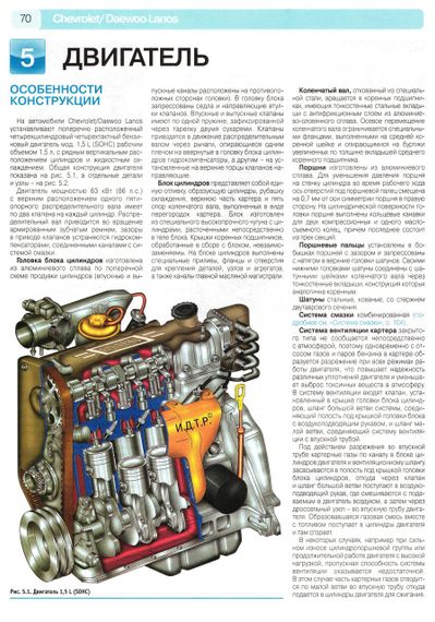 Chevrolet Lanos / Daewoo Lanos. Посібник з ремонту й експлуатації. Книга | Зображення 7