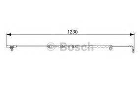 Датчик зношування колодок передн. Range Rover Sport LS (вир-во Bosch) BOSCH 1987473022 на LAND ROVER RANGE ROVER SPORT (LS)
