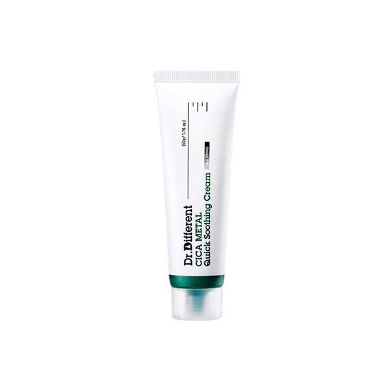Успокаивающий гель-крем с цинком и трипептидом меди Dr. Different Cica Metal Quick Soothing Cream (50 g)