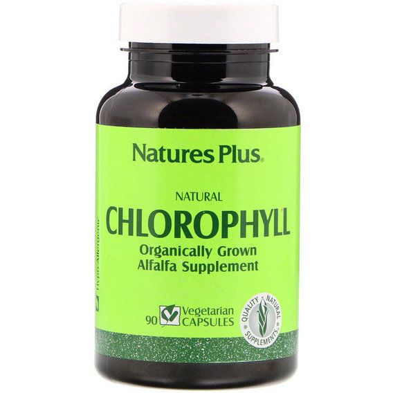 Комплекс для пищеварения Nature's Plus Natural Chlorophyll 90 Veg Caps NTP1080