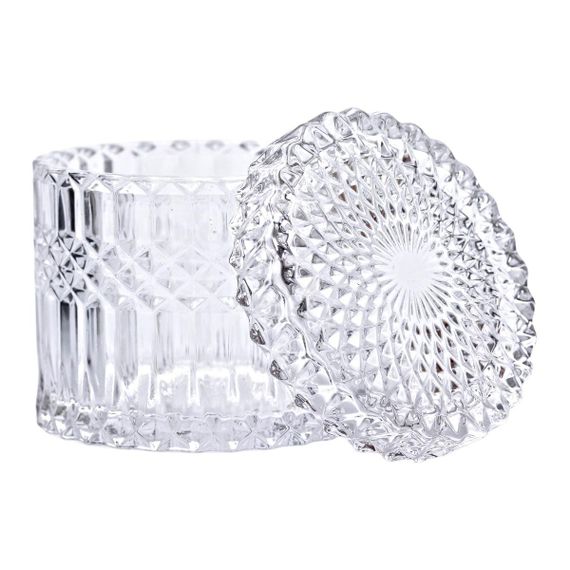 Цукерниця з кришкою я кругла скляна HP-4-100 | Зображення 2