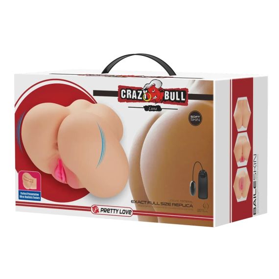 Мастурбатор вагина-анус с вибрацией Crazy Bull - Luna, BM-009244Z Sex Aura | Зображення 9