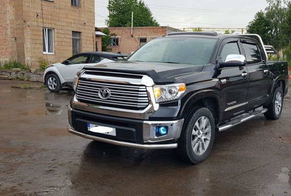 Передній захист ST008 (нерж) для Toyota Tundra 2007-2024 рр | Зображення 1