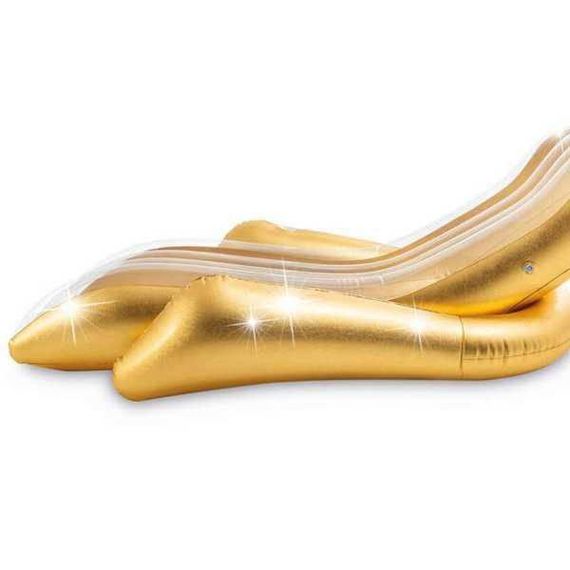 Крісло надувне inteх 56803 gold relax