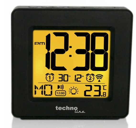 Годинник настільний Technoline WT330 Black (WT330) (DAS301808) | Зображення 1