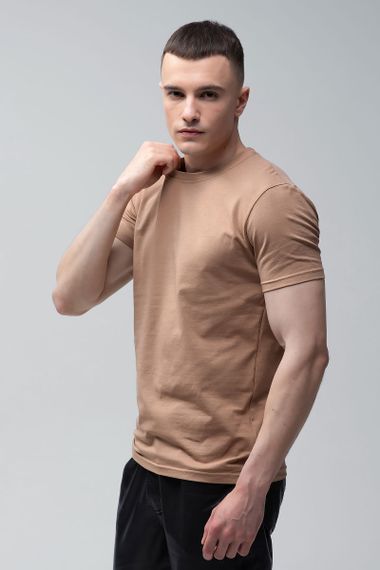 Чоловіча Футболка Sun`s House  розмір: 5XL Коричневий (арт. RY-U0102-brown) | Зображення 1