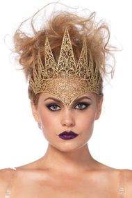 Широкая корона Leg Avenue Die Cut Royal Crown Золотистая One Size
