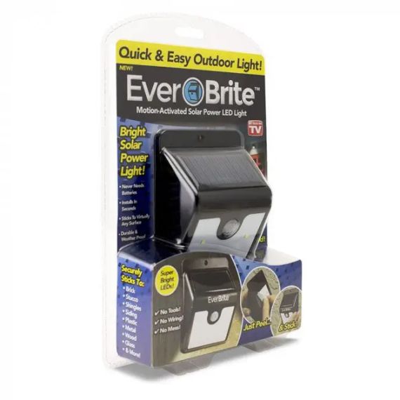Уличный светильник на солнечной батарее с датчиком движения Ever Brite | Зображення 3
