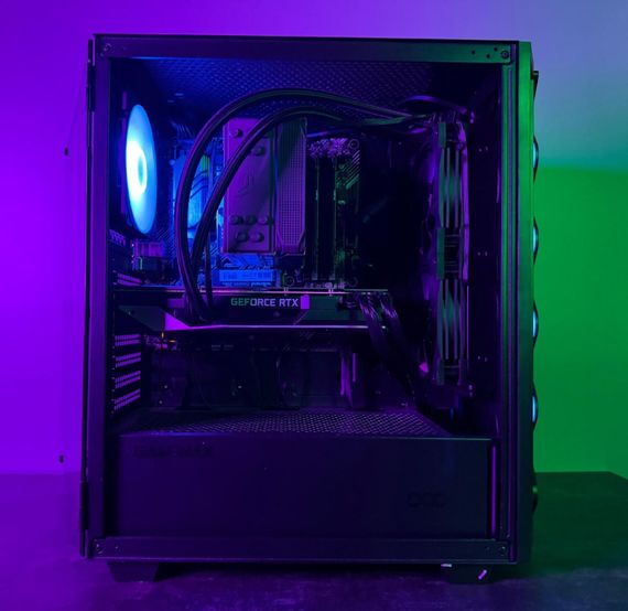 Ігровий ПК GAMING PC Tower / Intel Core i5-12400F (6 (12) ядер по 2.5 - 4.4 GHz) / 16 GB DDR4 / 500 GB SSD / nVidia GeForce RTX 3070, 8 GB GDDR6, 256-bit б/в | Зображення 2