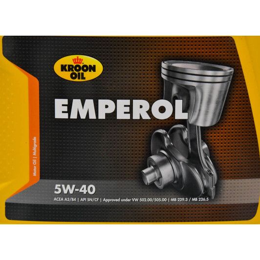 Масло моторное KROON OIL EMPEROL синтетика 5W40 4л (33217) | Зображення 1
