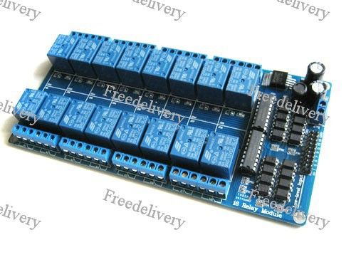 16-канальный модуль реле 12V для Arduino PIC ARM