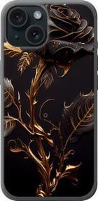 Чохол на iPhone 15 Троянда 3 із силікону FCh_001482
