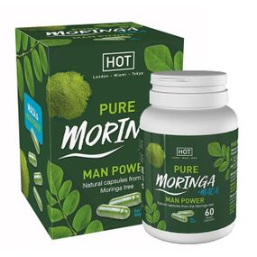 Капсули для підвищення потенції HOT BIO Moringa Man Caps (ціна за упаковку, 60 пігулок)