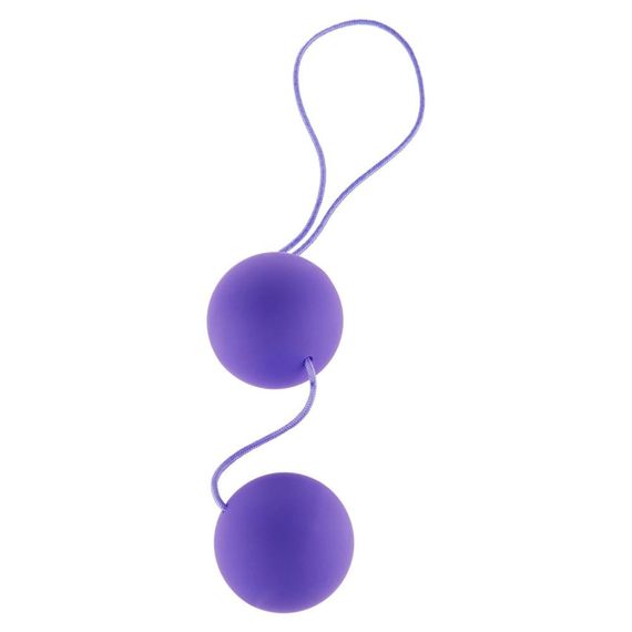 Вагинальные шарики пластиковые фиолетовые Toy Joy sexstyle