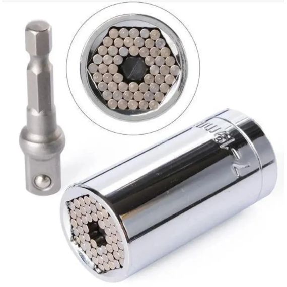 Тріскачка з універсальною головкою TOOL 7-19мм зможе замінити цілий набір торцевих головок | Зображення 7