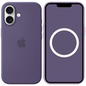 Чохол Silicone case (AAA) with Magsafe and Animation для Apple iPhone 17 (6.3") Purple Fog