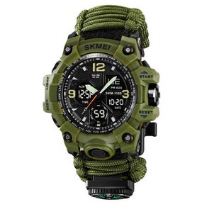 Ударостойкие водонепроницаемые часы SKMEI 1155BAG PARACORD, Военные часы для всу спортивные спорт LD-55
