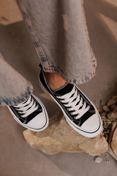 Кеди жіночі 591727 Чорні 36 37 38 39 40 | Зображення 9