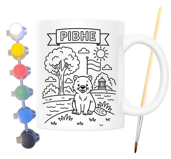 Набор для творчества кружка раскраска город Ровно 330 мл белая (КР0084) | Зображення 1