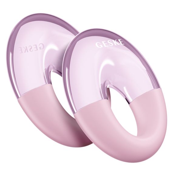Масажер для очей GESKE Cool&Warm Eye Massager 7в1 starlight, Рожевий | Зображення 5