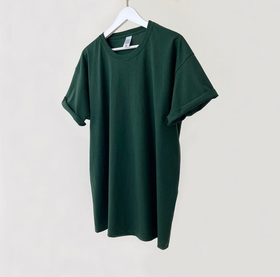 Мужская футболка классическая с коротким рукавом OW0001 цвет темно-зеленый размер L | Зображення 1