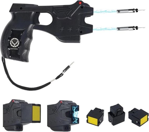 Найпотужніший Паралізатор (шокер) Стріляючий електрошокер Taser Stage Eagle USA + лазер Топ Продажів + 15 Картриджа | Зображення 3