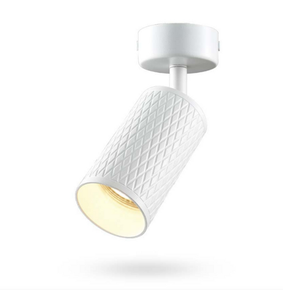 LED Світильник накладний під лампу GU10 поворотній біла призма VL-SPF02B-WP Videx | Зображення 1