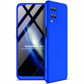 Чохол GKK 360 градусів для Oppo A54 / A55 колір Синій