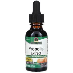 Натуральная добавка для иммунитета Nature's Answer Propolis Extract 1000 mg Alcohol-Free 30 ml /30 servings/