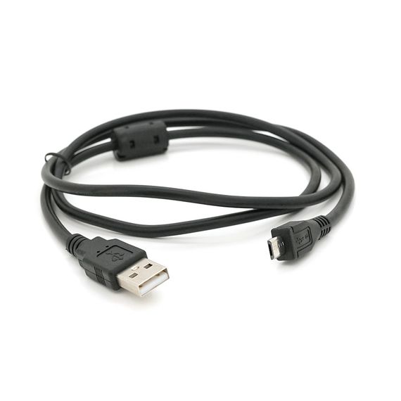 Кабель USB 2.0 (AM / Місго 5 pin) 1, 0м, 1 ферит чорний, ОЕМ, Q500