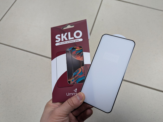 Захисне скло 5D Full Glue для Oneplus 13T | SKLO | Чорне, повне покриття, 9H