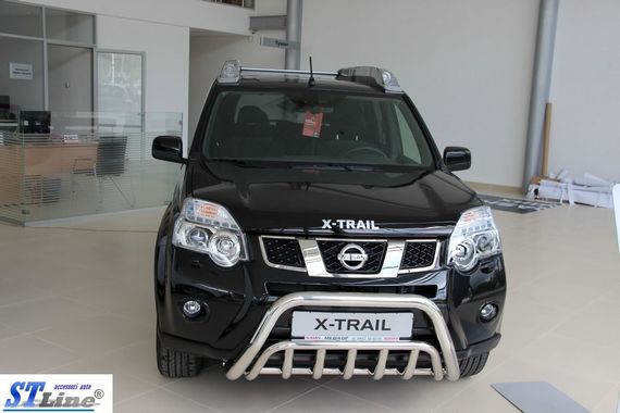 Передняя защита WT002 (нерж) для Nissan X-trail T31 2007-2014 гг | Зображення 3