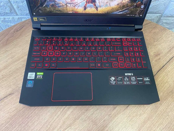 Ноутбук Acer Nitro AN515-55 15.6"FHD/IPS/144Hz/i5 10300H/16/SSD256/RTX3050-4Gb | Зображення 3
