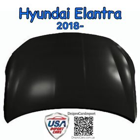 Hyundai Elantra c 2018 капот, 66400F2500