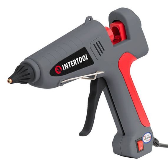Пістолет клейовий 100(300) Вт, вимикач INTERTOOL RT-1106 | Зображення 1