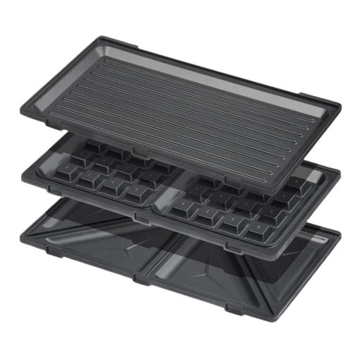 Бутербродниця 700W 3 змінних плити чорна SM-H300B Ardesto | Зображення 2