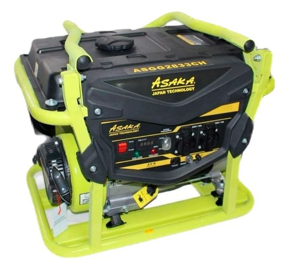 Бензиновий генератор ASAKA 2,8/3,3 кВт, однофазний, ручний запуск (ASGG2833CН) | Зображення 4